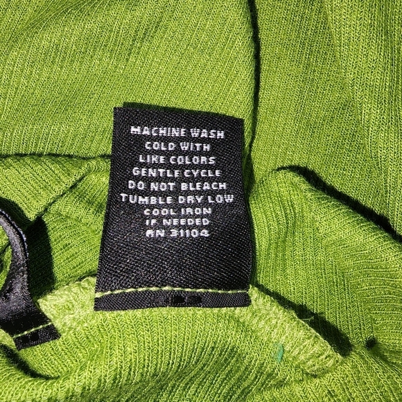 Sleeveless Dress Green Size Medium Mock Neck Lightweight Mini Casual Party - Picture 4 of 4